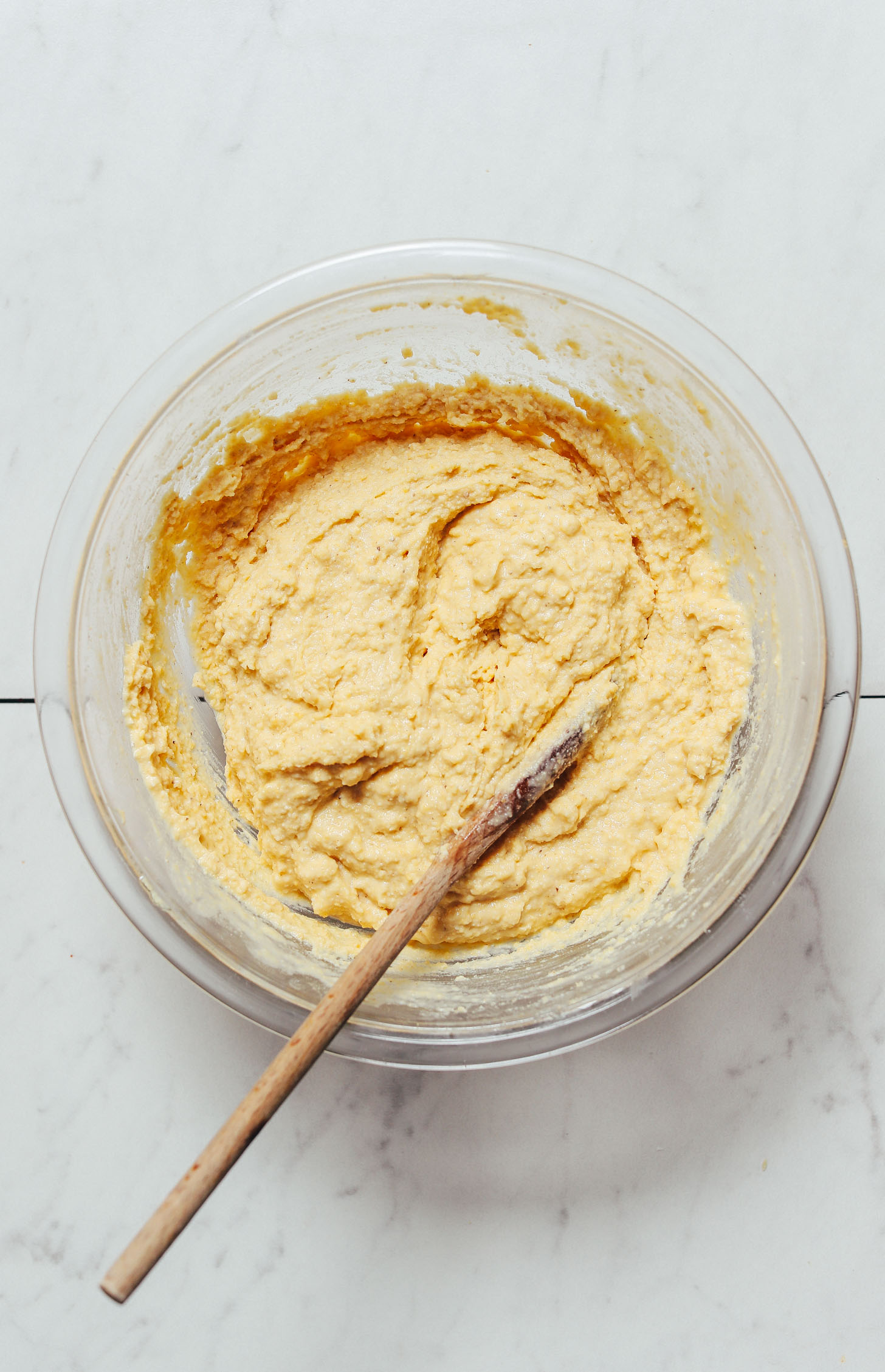 Bowl of masa dough for making tamales